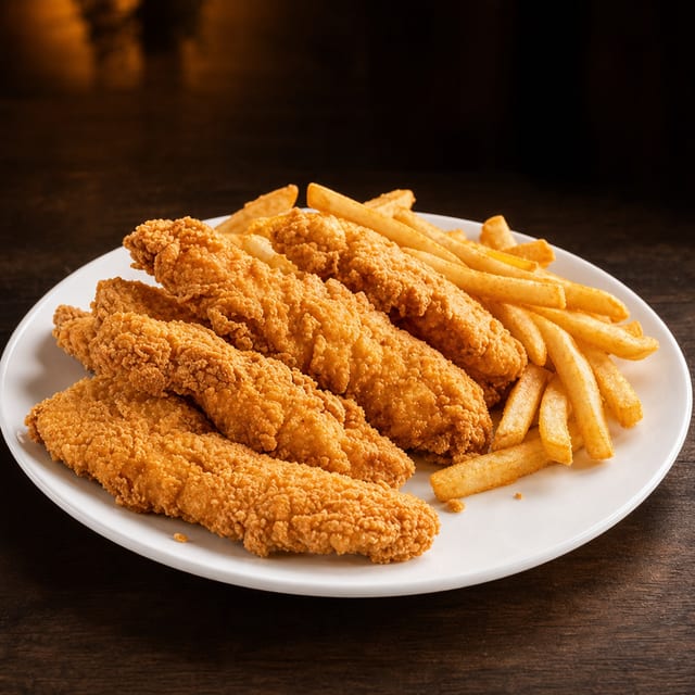 15 pc tenders with fries.