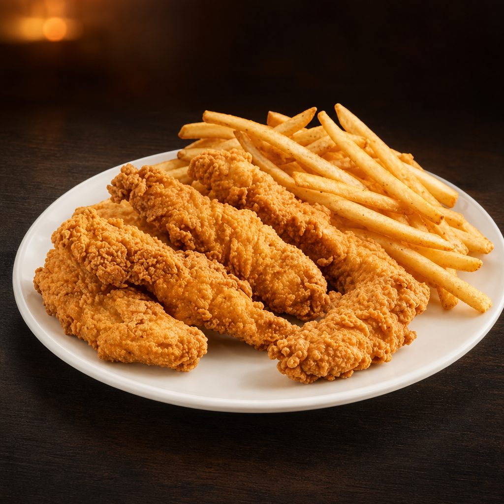 5pc tender with fries.