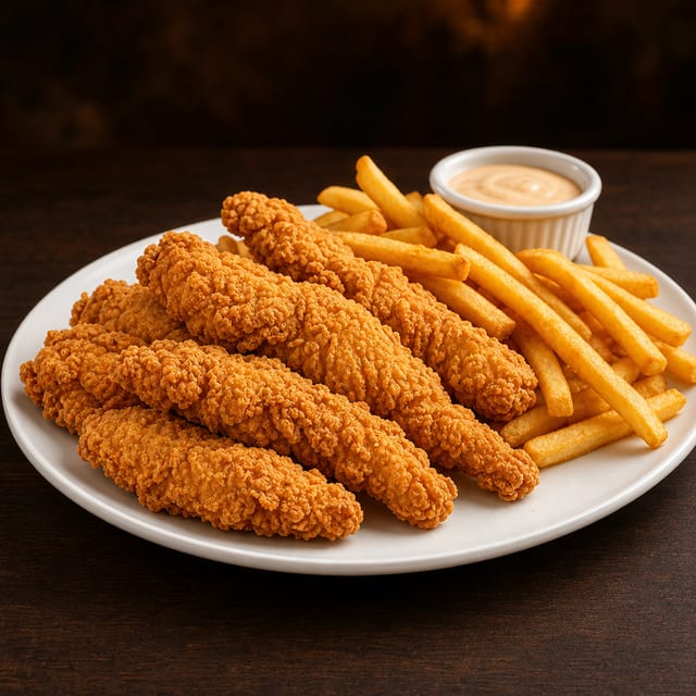 20 pc tenders with fries.