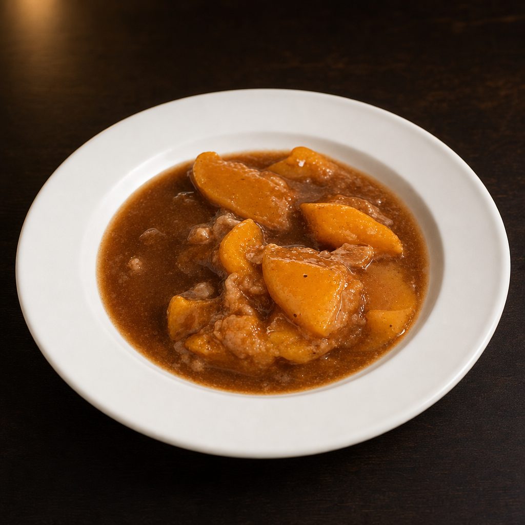 Peach Cobbler.