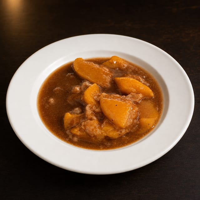 Peach Cobbler.