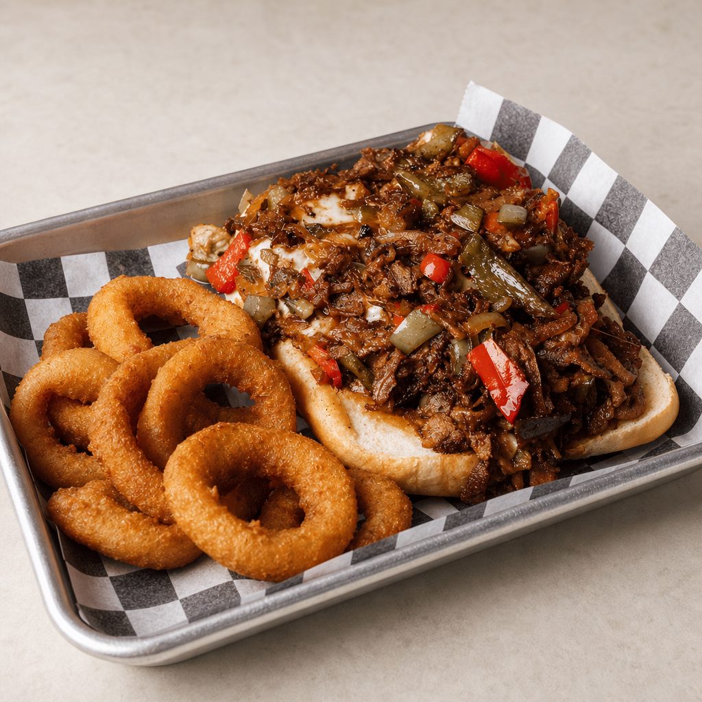 Philly Cheesesteak Sandwich.