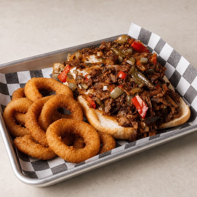 Philly Cheesesteak Sandwich.