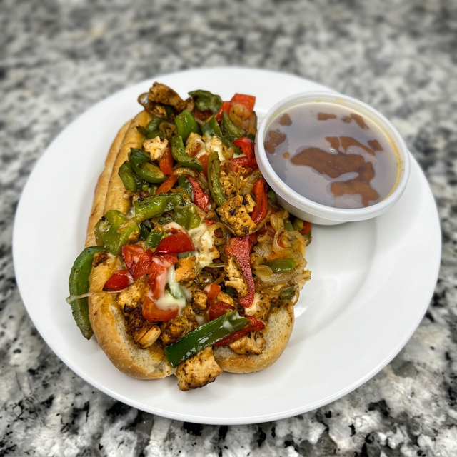 Chicken Philly Sandwich.